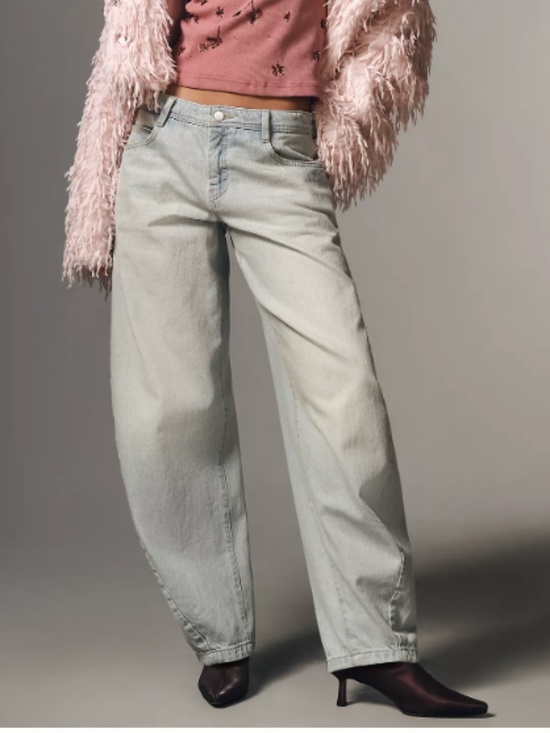 Pilcro Denim - Pilcro Light Denim High-Rise Balloon Jeans Sz 27 NWT